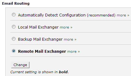 Remote Mail Exchanger